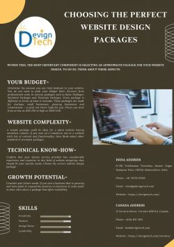 Choosing The Perfect Website Design Packages