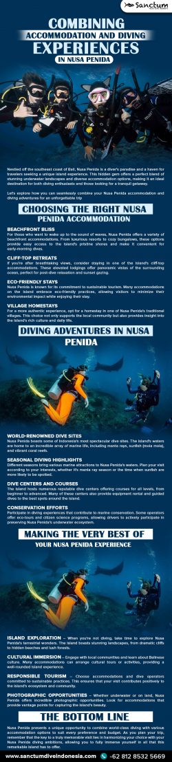Combining Accommodation and Diving Experiences in Nusa Penida