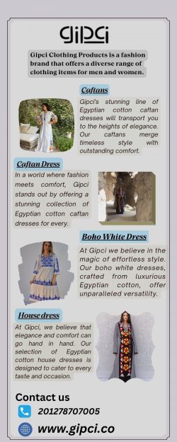 Discover Your Perfect House Dress | Explore Gipci’s Chic and Comfortable Egyptian Cotton C ...