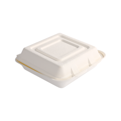 Durable 9″ x 9″ Single compartment meal box L23.2*W23*H3.8/4.6cm