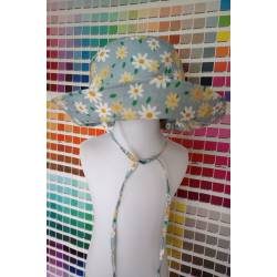 Miramara Designs – Bucket hat blue daisy