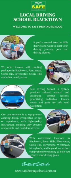 Learn to Drive with Blacktown’s Trusted Local Driving School – Safe Driving School
