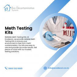 Your assets have contaminated with methamphetamine use instant Meth Testing Kits