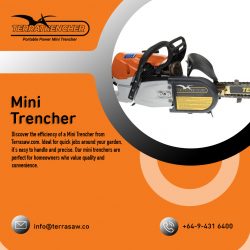 Explore Compact Efficiency with TerraSaw’s Mini Trencher