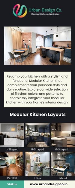 Modular Kitchen Layouts- Urban Design Co