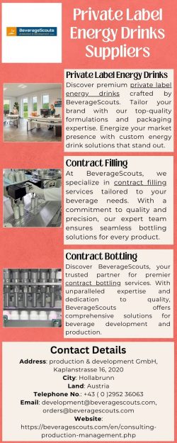 Premium Private Label Energy Drinks | BeverageScouts