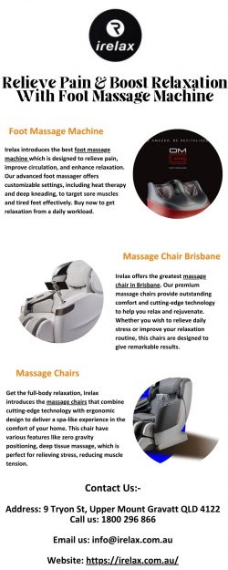 Relieve Pain & Boost Relaxation With Foot Massage Machine