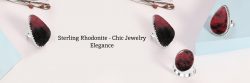 Elegant Simplicity: Sterling Rhodonite Jewelry for Effortless Elegance