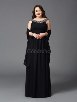 Robe de bal fermeutre eclair jusqu’au sol avec chiffon a-ligne de princesse – GoodRobe