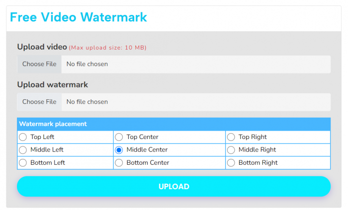 Watermark Videos For Free