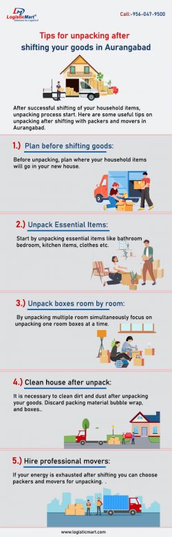 Tips for unpacking after shifting your goods in Aurangabad