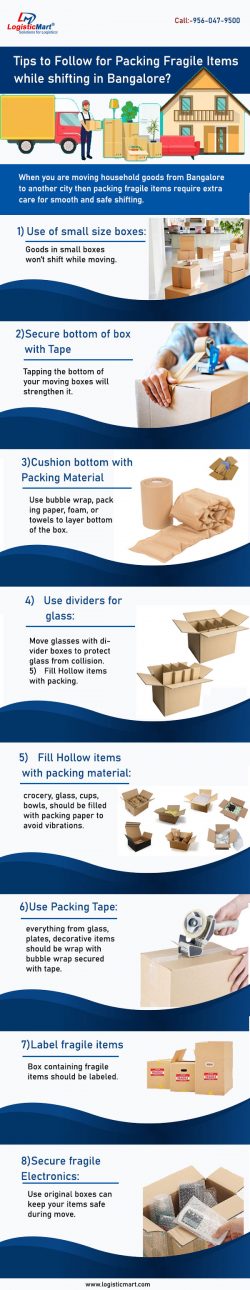 Tips to Follow for Packing Fragile Items while shifting in Bangalore