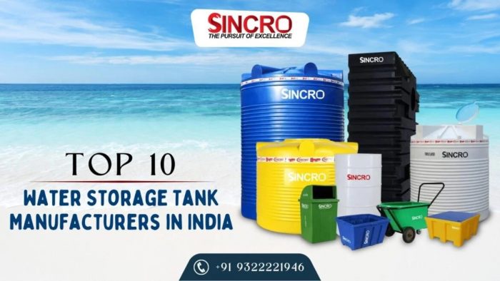 Top 10 Water Storage Tank Manufacturers in India