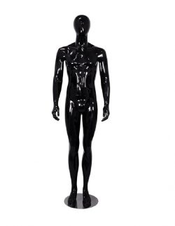 Shop Premium Glossy Black Abstract Egg Head Mannequin- Mike/1Black from Now Displays