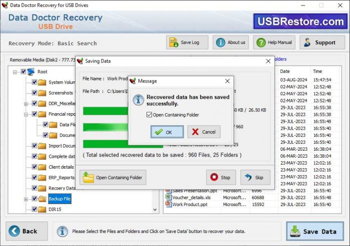 USB Pen Drive Data Recovery Process