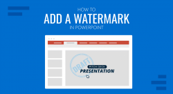 How to add a watermark in Powerpoint?