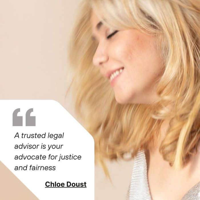 Chloe Doust: Dedication and Integrity in Legal Advisory