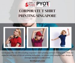 Professional Corporate T-Shirt Printing in Singapore – Lovely Pears