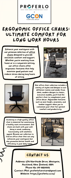 Ergonomic Office Chairs: Ultimate Comfort for Long Work Hours