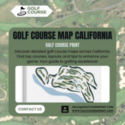 Golf Course Map California