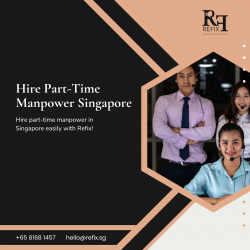 Secure skilled Part-Time Manpower in Singapore through Refix.