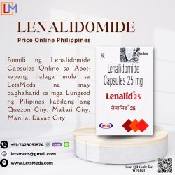 Lenalidomide Capsules Price Online Lenalid 25mg Makati City Philippines