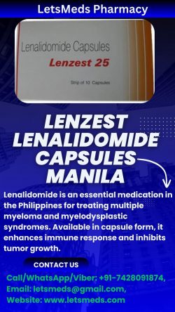 Lenzest Lenalidomide Capsules Brands Online Cost Cebu City Philippines