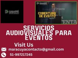 Mejore su evento: Servicios audiovisuales de primera para experiencias inolvidables