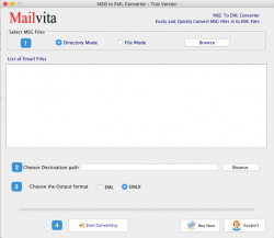 Mailvita MSG to EML Converter for Mac