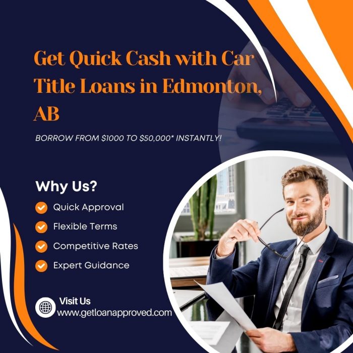 Edmonton Car Title Loans with Low Interest – Apply Now