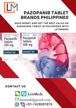 Purchase Pazopanib Tablet Online Lower Cost Manila Philippines