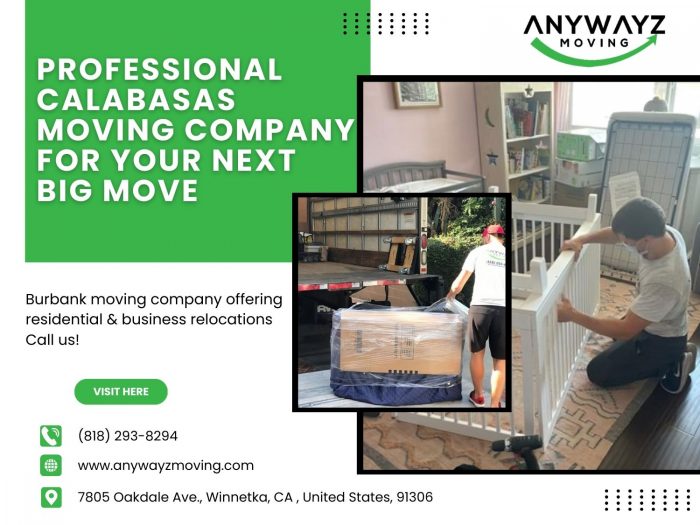 Professional Calabasas Moving Company for Your Next Big Move