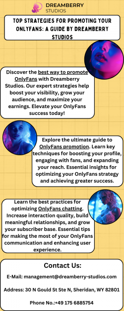 Top Strategies for Promoting Your OnlyFans: A Guide by Dreamberry Studios