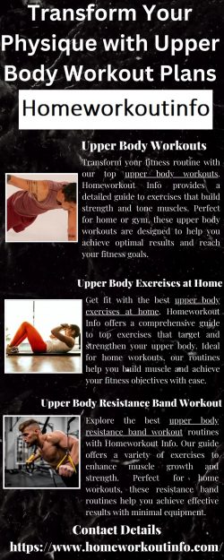 Top Upper Body Workouts for Muscle Tone & Definition