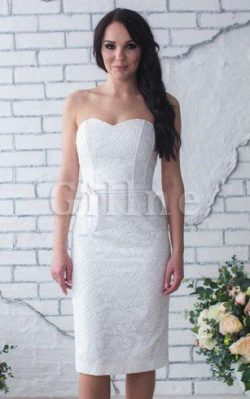 Abito da Sposa con Ricamo Naturale Romantico Semplice Sexy – Gillne.it