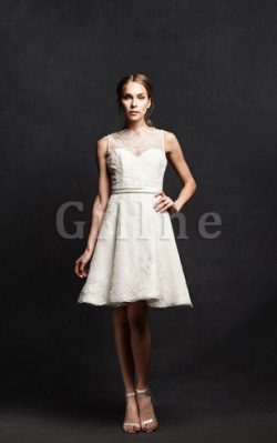 Abito da Sposa Sexy Semplice A-Line Romantico Naturale – Gillne.it