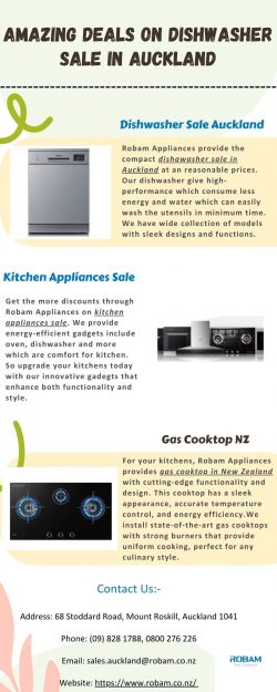 Amazing Deals On Dishwasher Sale In Auckland