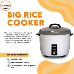 Rice Cooker Australia | LPG Burners Australia