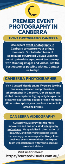 Capture Special Moments With Event Photography In Canberra