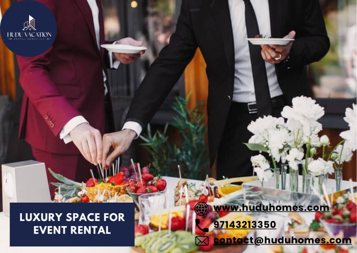 Book a Luxury Space for Event Rental – Hudu Homes to Your Needs