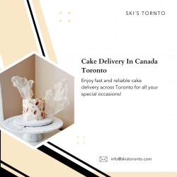 Cake Delivery In Canada Toronto with Ski’s Toronto