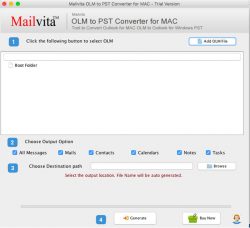 Mailvita OLM to PST Converter For Mac Software