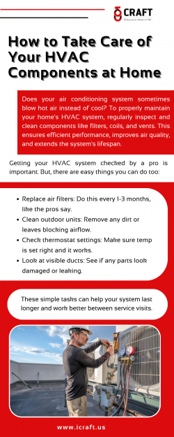 How to Take Care­ of Your HVAC Components at Home