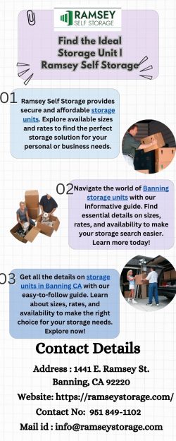 Find the Ideal Storage Unit | Ramsey Self Storage