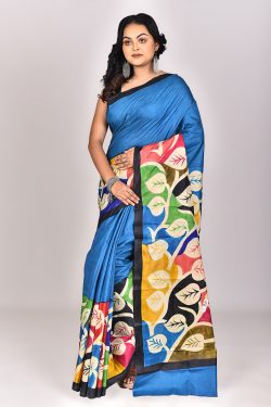 Hand Print Pure Silk Saree