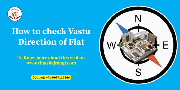 how to check vastu direction of flat