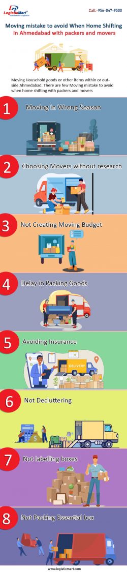 Moving mistake to avoid When Home Shifting in Ahmedabad with packers and movers