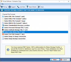 FixVare NSF to PST Converter