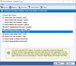 FixVare OST to PST Converter