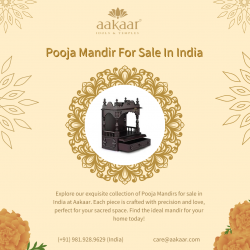 Custom made Pooja Mandir for Sale in India